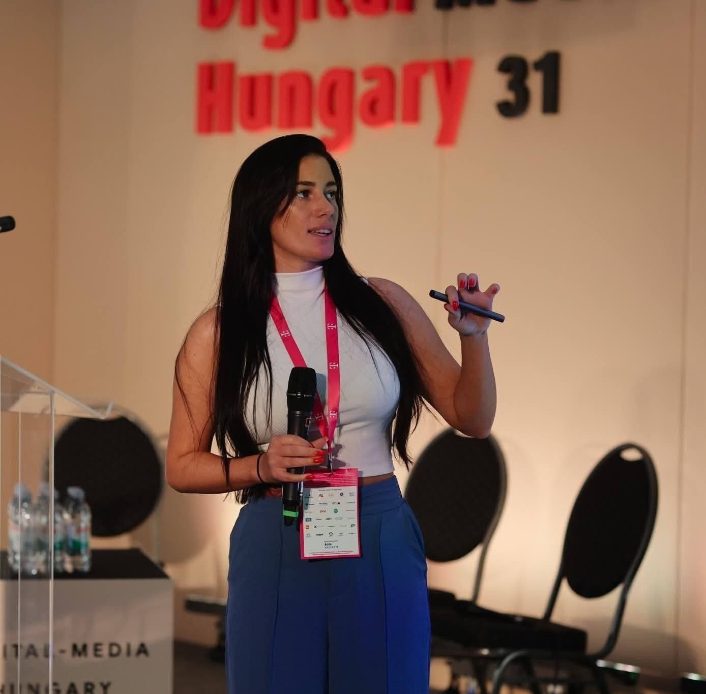 Nagy-Kozma Aletta előadása a Digital Media Hungary konferencián