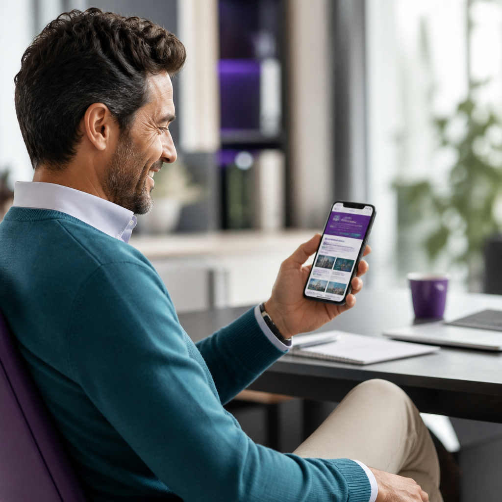 AI-optimalizált online jelenlét mobilon